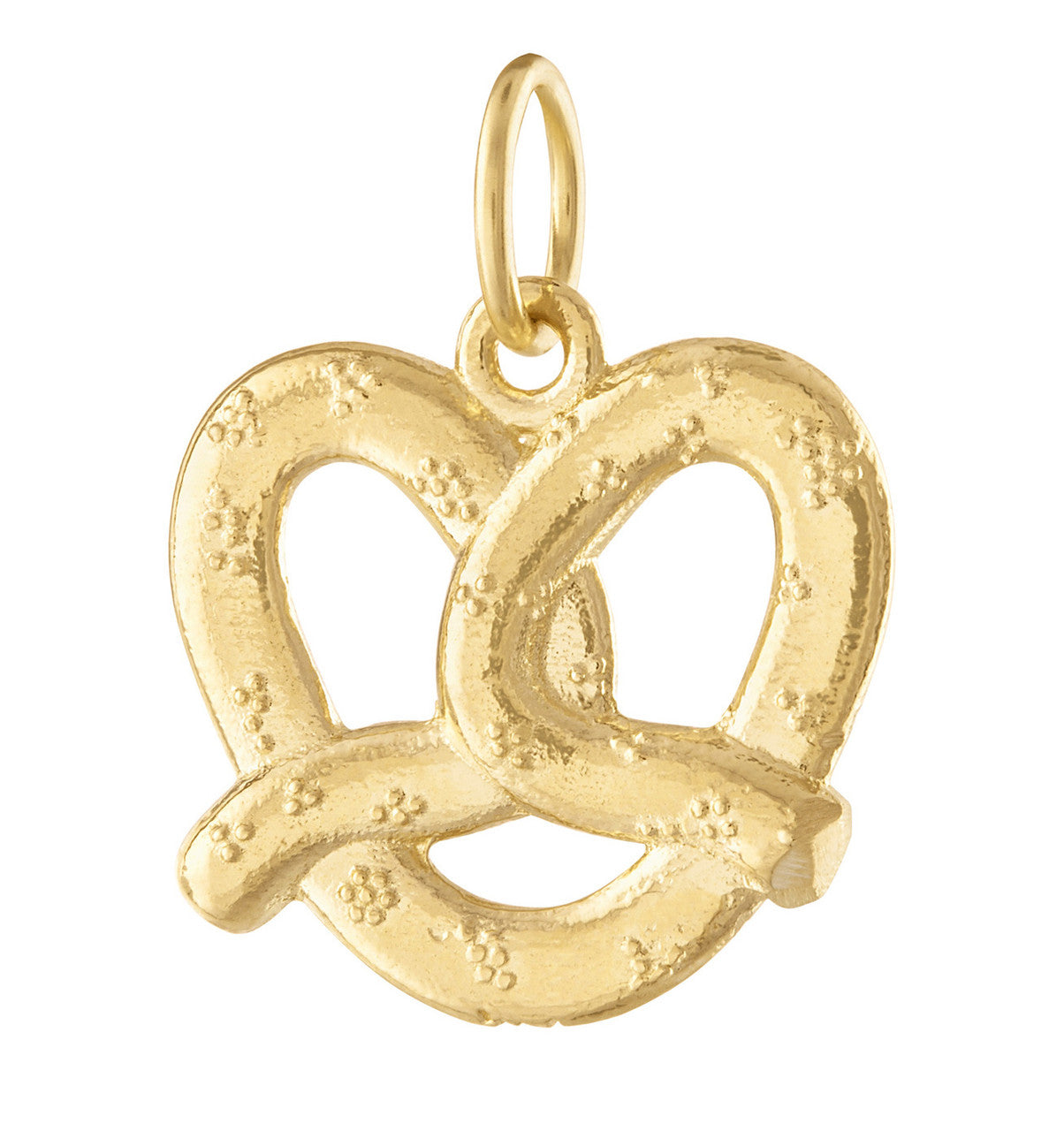 Street Pretzel 14K Gold Charm
